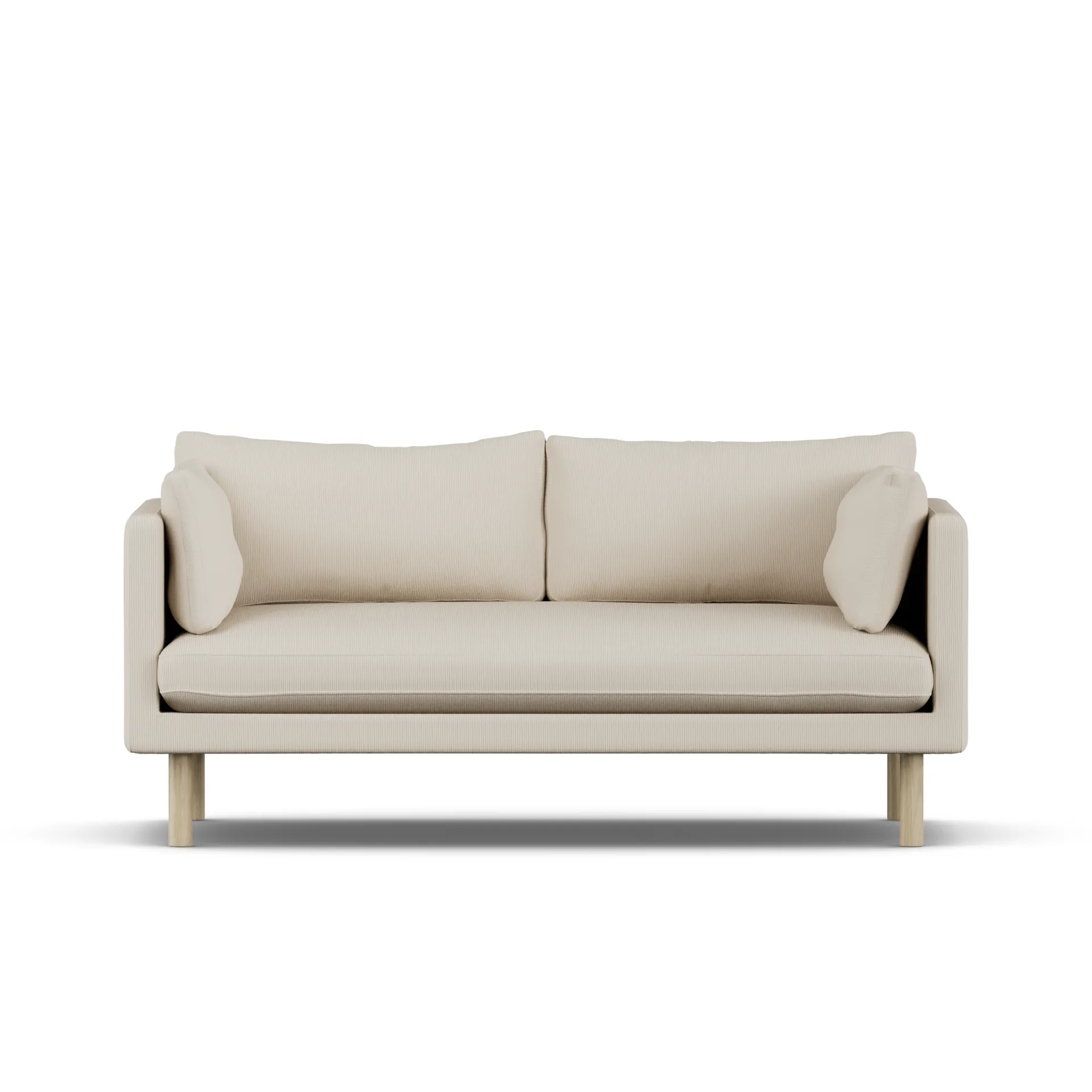 Linnevik soffa, Jump Beige 1956-vitoljad ek, 2-sits 1898