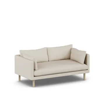Linnevik soffa - Jump Beige 1956-vitoljad ek, 2-sits - 1898
