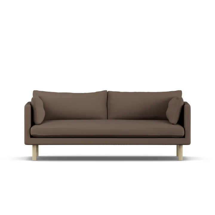 Linnevik soffa - Jump Brown 1955 1955-vitoljad ek, 3-sits - 1898