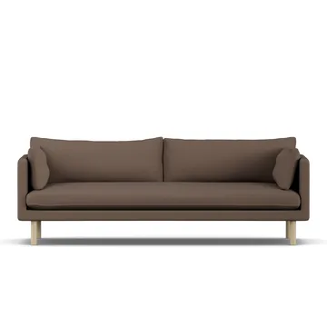 Linnevik soffa - Jump Brown 1955 1955-vitoljad ek, 4-sits - 1898