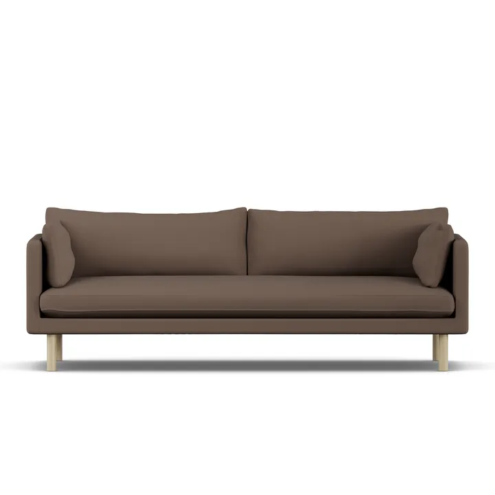 Linnevik soffa - Jump Brown 1955 1955-vitoljad ek, 4-sits - 1898