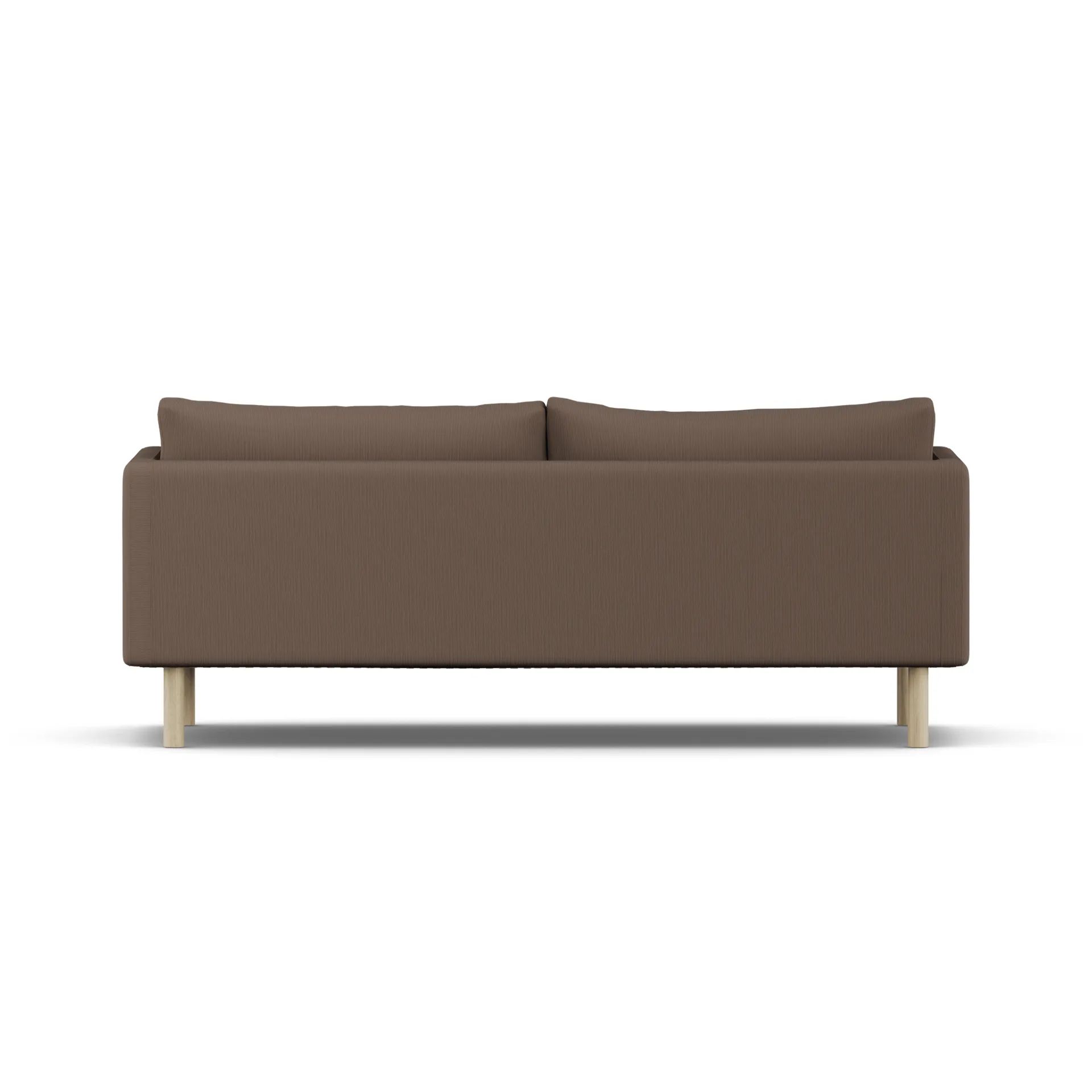 Linnevik soffa, Jump Brown 1955-vitoljad ek, 3-sits, utan kappa 1898