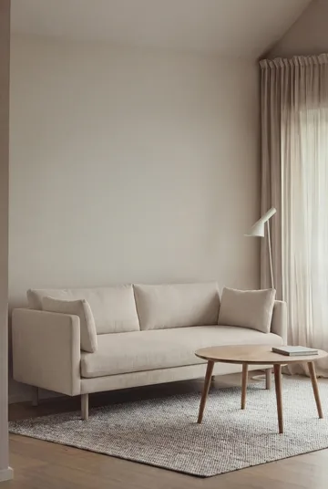 Linnevik soffa - Jump Off White 1954-vitoljad ek, 2-sits - 1898