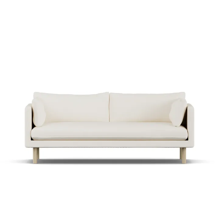 Linnevik soffa - Jump Off White 1954-vitoljad ek, 3-sits - 1898
