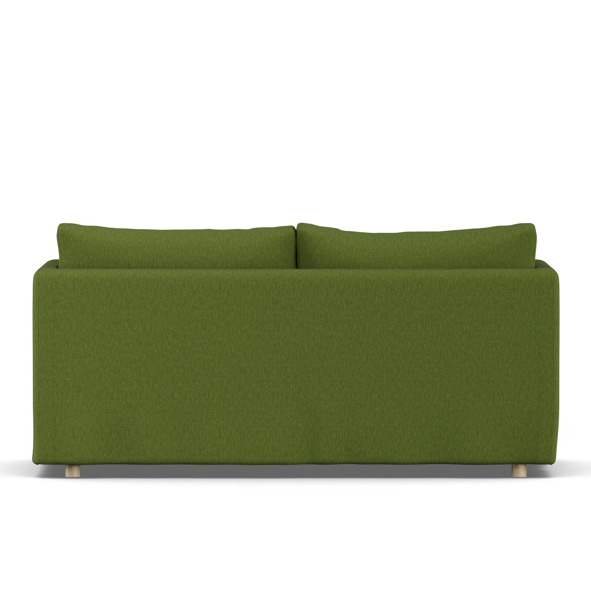 Linnevik soffa, Luiza Green 3975-vitoljad ek, 2-sits, med kappa 1898