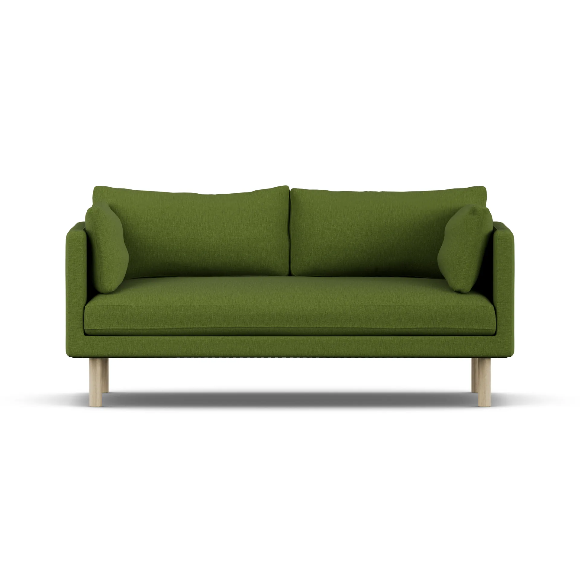 Linnevik soffa, Luiza Green 3975-vitoljad ek, 2-sits, utan kappa 1898