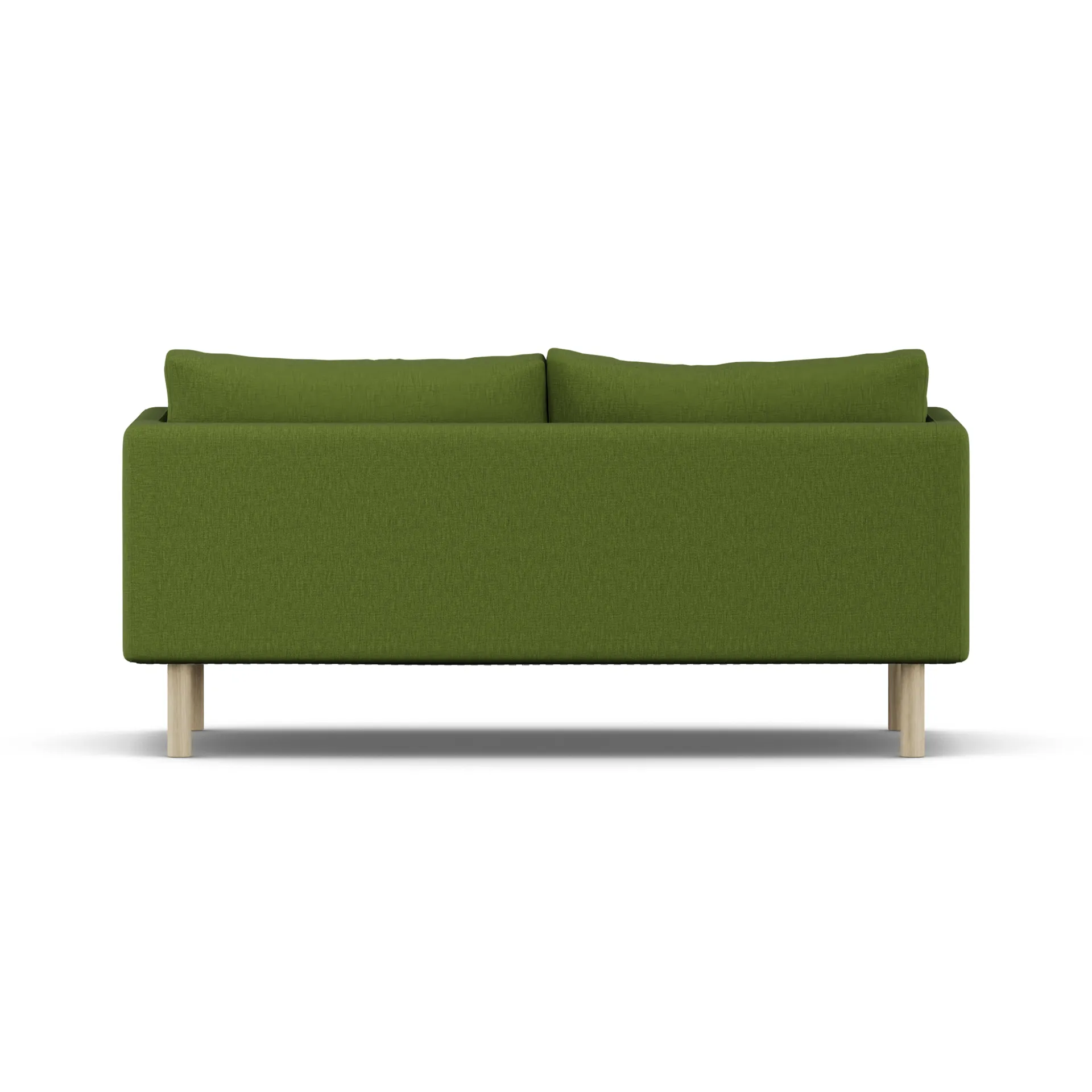 Linnevik soffa, Luiza Green 3975-vitoljad ek, 2-sits, utan kappa 1898