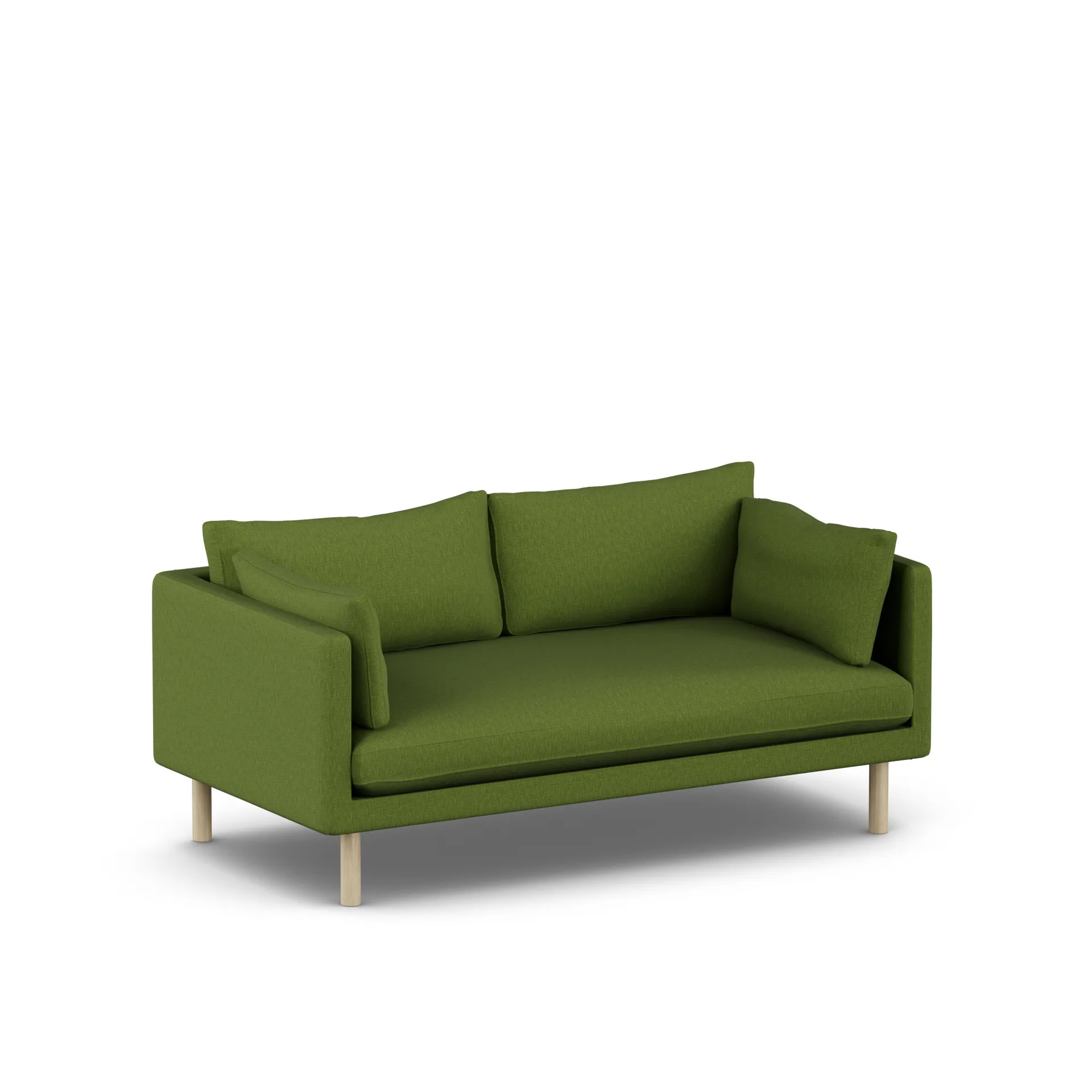 Linnevik soffa, Luiza Green 3975-vitoljad ek, 2-sits 1898