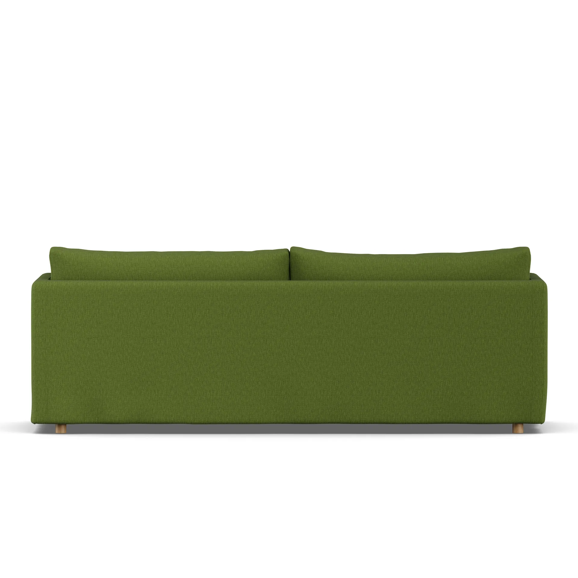Linnevik soffa, Luiza Green 3975-vitoljad ek, 4-sits, med kappa 1898