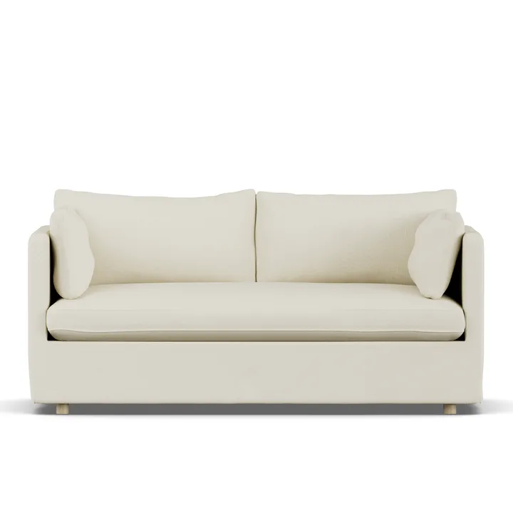 Linnevik soffa - Oslo Nature 1540-vitoljad ek, 2-sits, med kappa - 1898