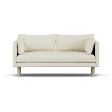 Linnevik soffa - Oslo Nature 1540-vitoljad ek, 2-sits, utan kappa - 1898