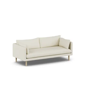Linnevik soffa - Oslo Nature 1540-vitoljad ek, 3-sits - 1898