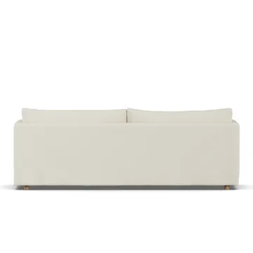 Linnevik soffa - Oslo Nature 1540-vitoljad ek, 4-sits, med kappa - 1898