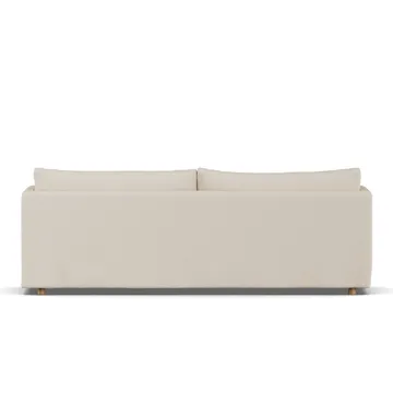 Linnevik soffa - Same Beige 6670-vitoljad ek, 4-sits, med kappa - 1898
