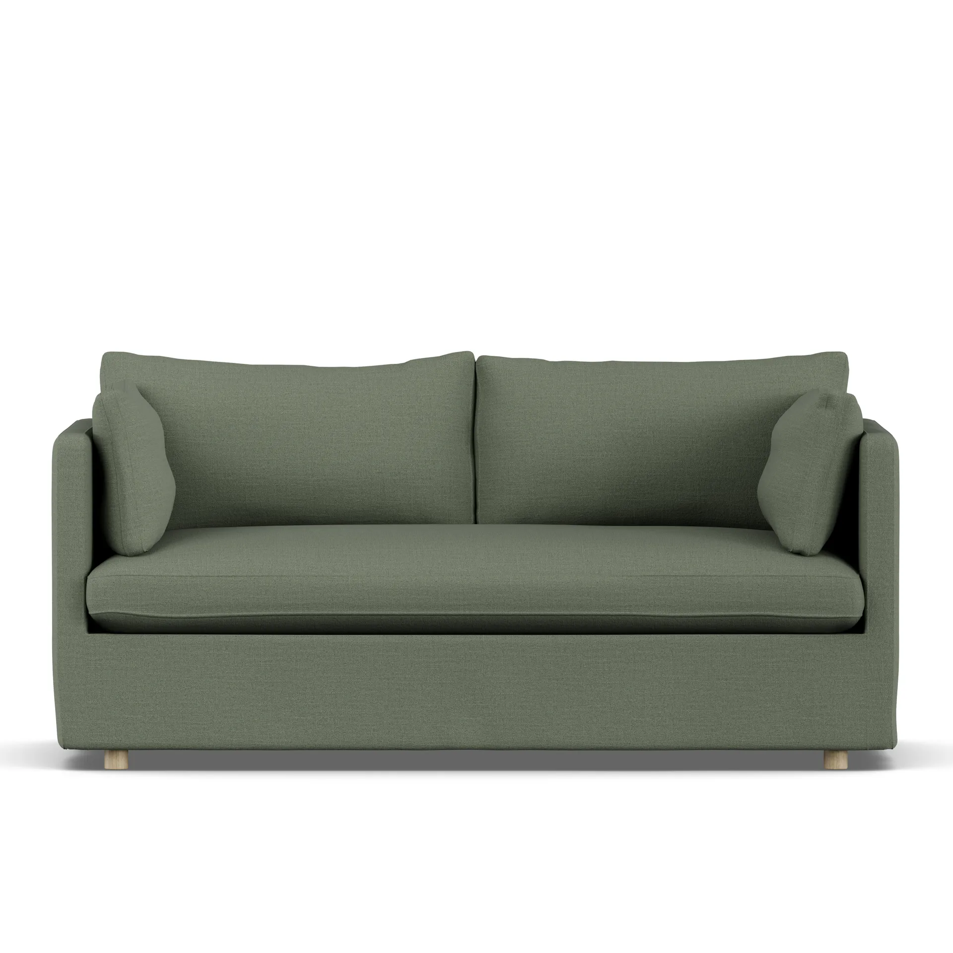 Linnevik soffa, Same Forest 6677-vitoljad ek, 2-sits, med kappa 1898