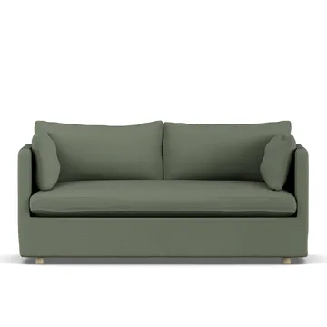 Linnevik soffa - Same Forest 6677-vitoljad ek, 2-sits, med kappa - 1898