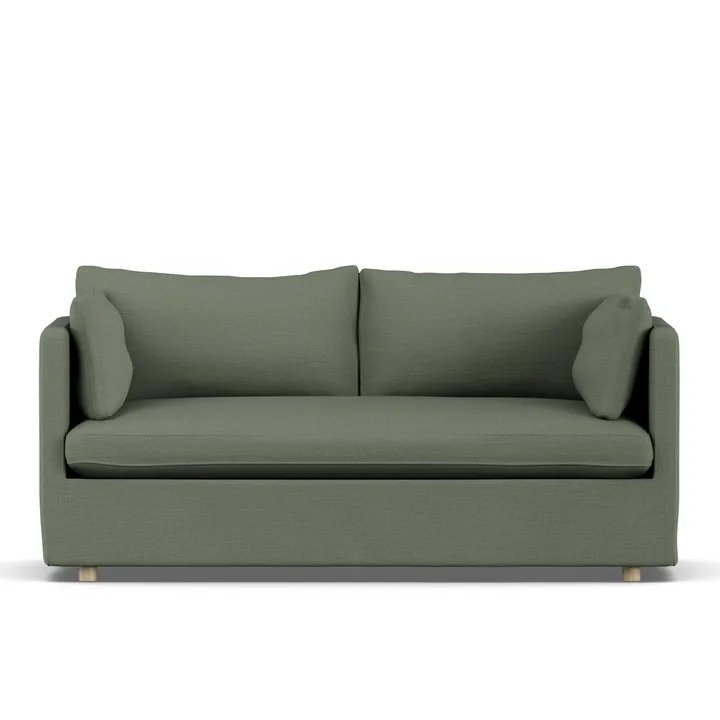 Linnevik soffa - Same Forest 6677-vitoljad ek, 2-sits, med kappa - 1898