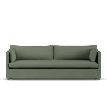 Linnevik soffa - Same Forest 6677-vitoljad ek, 4-sits, med kappa - 1898