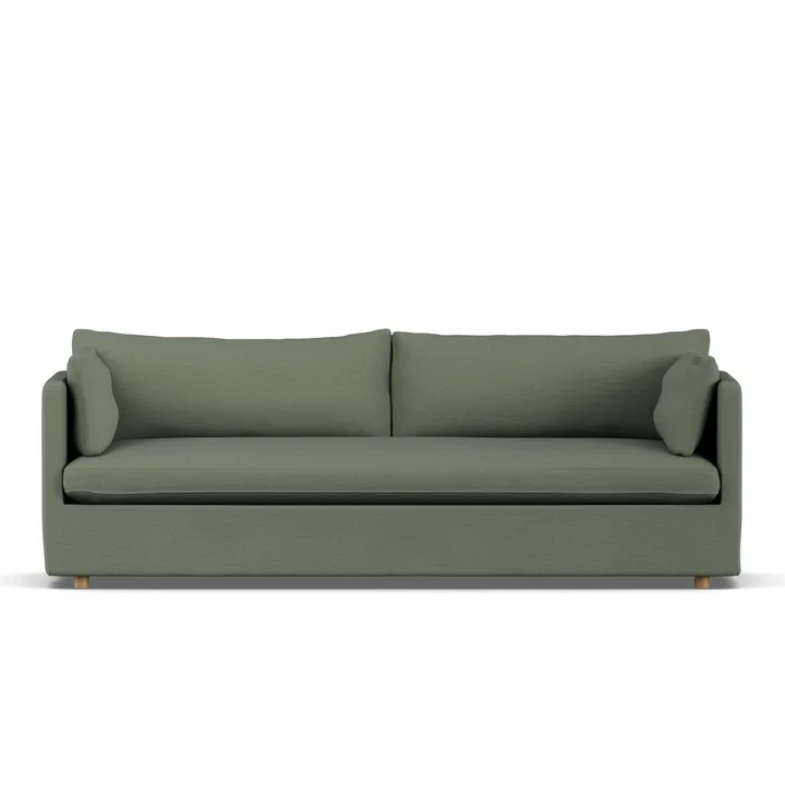 Linnevik soffa - Same Forest 6677-vitoljad ek, 4-sits, med kappa - 1898
