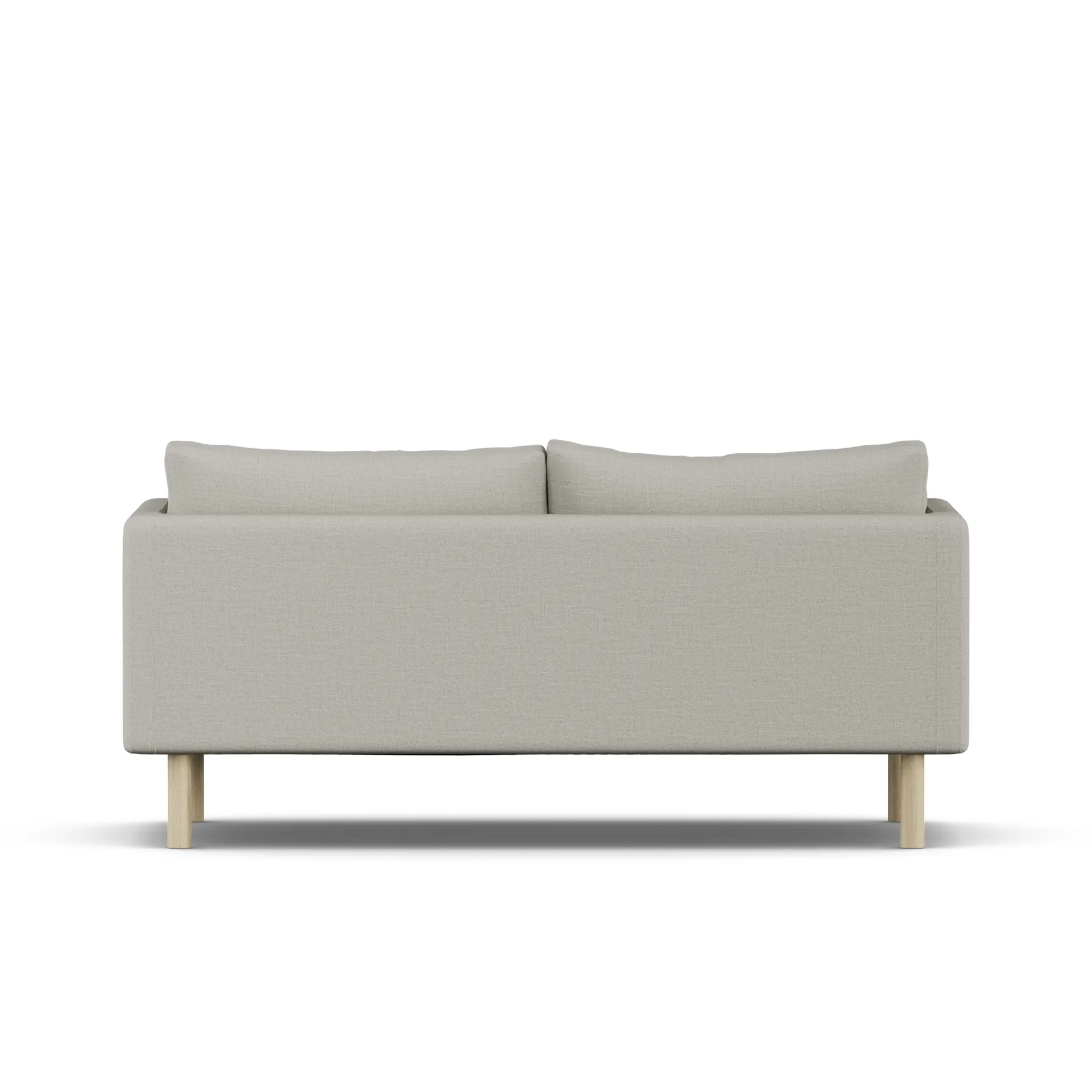 Linnevik soffa, Same Grey 6673-vitoljad ek, 2-sits 1898