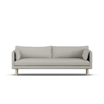 Linnevik soffa - Same Grey 6673-vitoljad ek, 4-sits, utan kappa - 1898