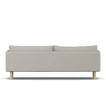 Linnevik soffa - Same Grey 6673-vitoljad ek, 4-sits - 1898