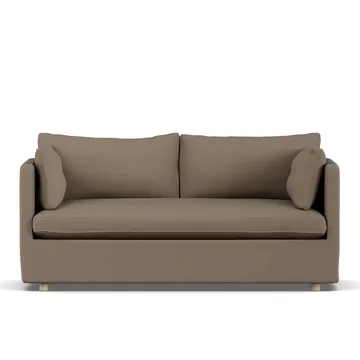 Linnevik soffa - Same Mole 6674-vitoljad ek, 2-sits, med kappa - 1898