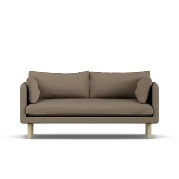 Linnevik soffa - Same Mole 6674-vitoljad ek, 2-sits - 1898