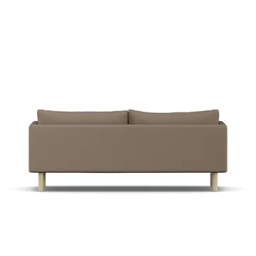 Linnevik soffa - Same Mole 6674-vitoljad ek, 3-sits - 1898