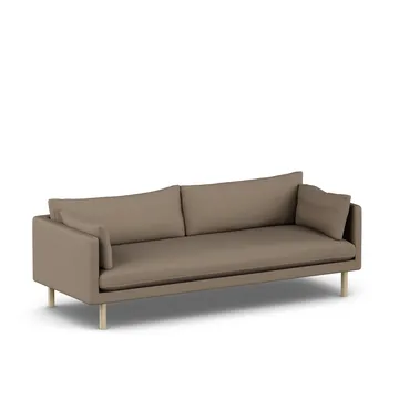 Linnevik soffa - Same Mole 6674-vitoljad ek, 4-sits - 1898