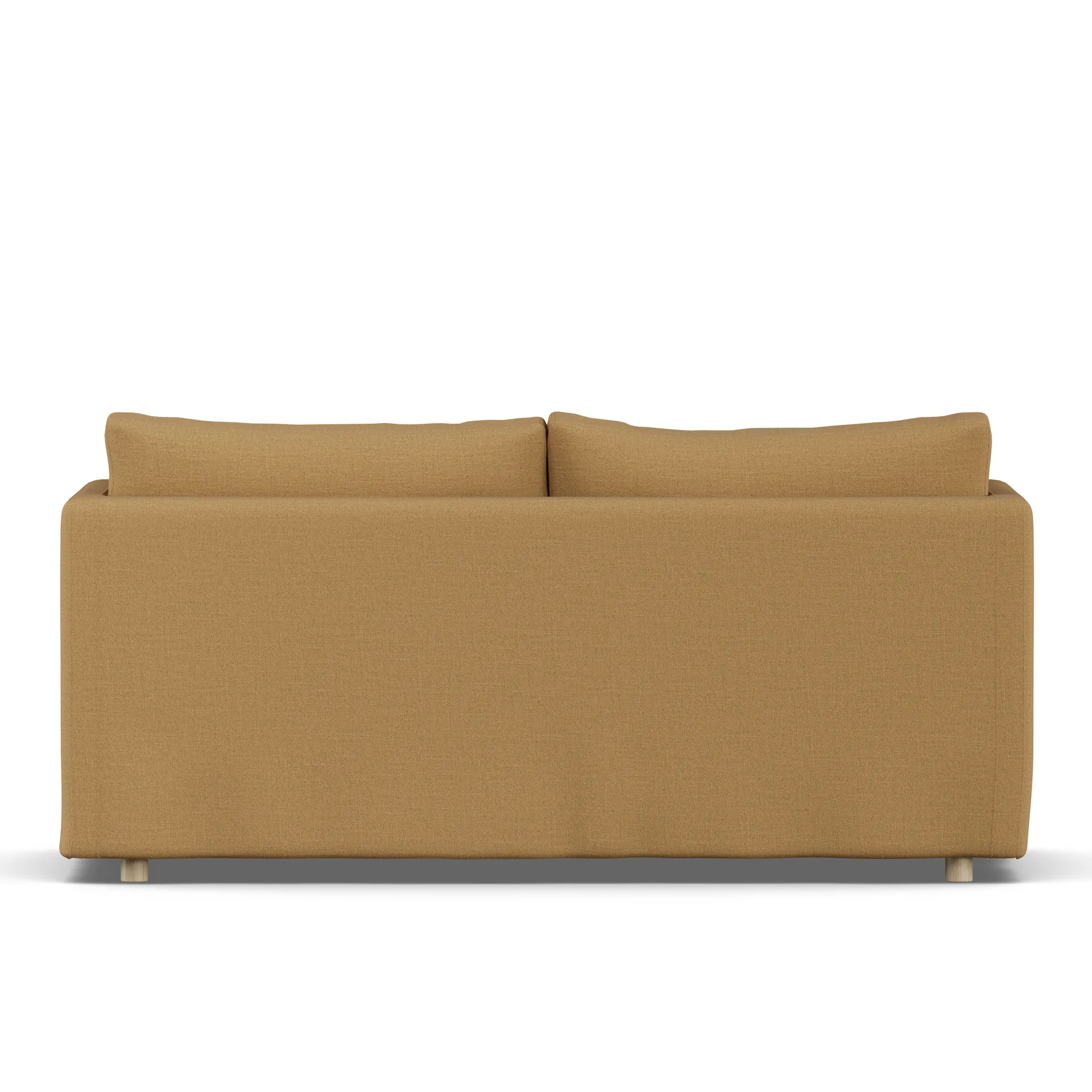 Linnevik soffa, Same Ochre 6676-vitoljad ek, 2-sits, med kappa 1898