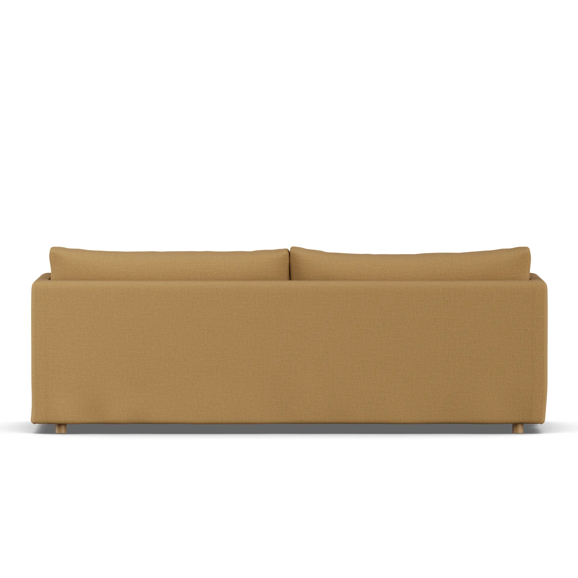 Linnevik soffa, Same Ochre 6676-vitoljad ek, 4-sits, med kappa 1898