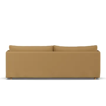Linnevik soffa - Same Ochre 6676-vitoljad ek, 4-sits, med kappa - 1898