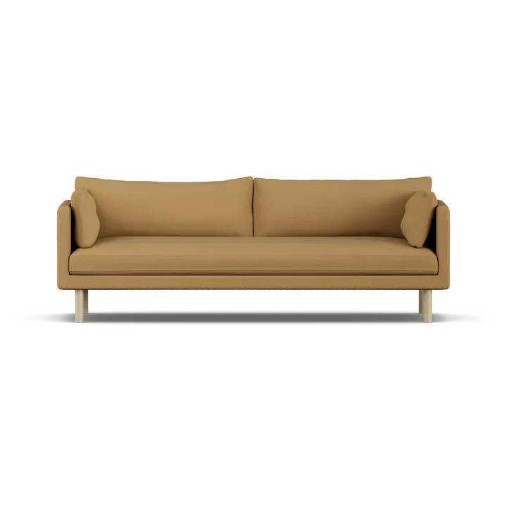 Linnevik soffa - Same Ochre 6676-vitoljad ek, 4-sits, utan kappa - 1898