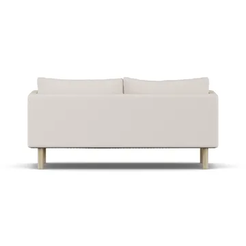 Linnevik soffa - Same Off White 6671-vitoljad ek, 2-sits, utan kappa - 1898