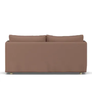 Linnevik soffa - Same Rust 6675-vitoljad ek, 2-sits, med kappa - 1898