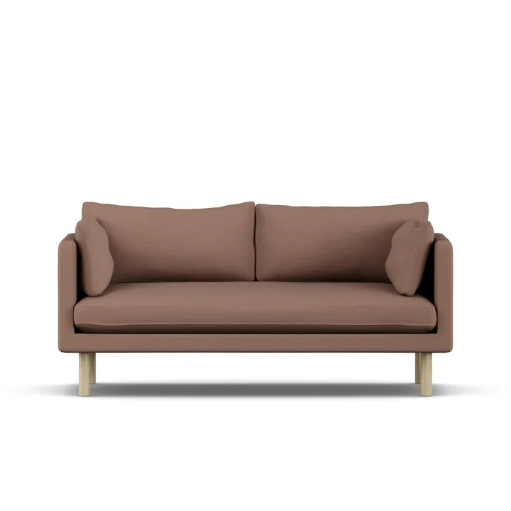 Linnevik soffa - Same Rust 6675-vitoljad ek, 2-sits - 1898
