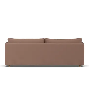 Linnevik soffa - Same Rust 6675-vitoljad ek, 4-sits, med kappa - 1898