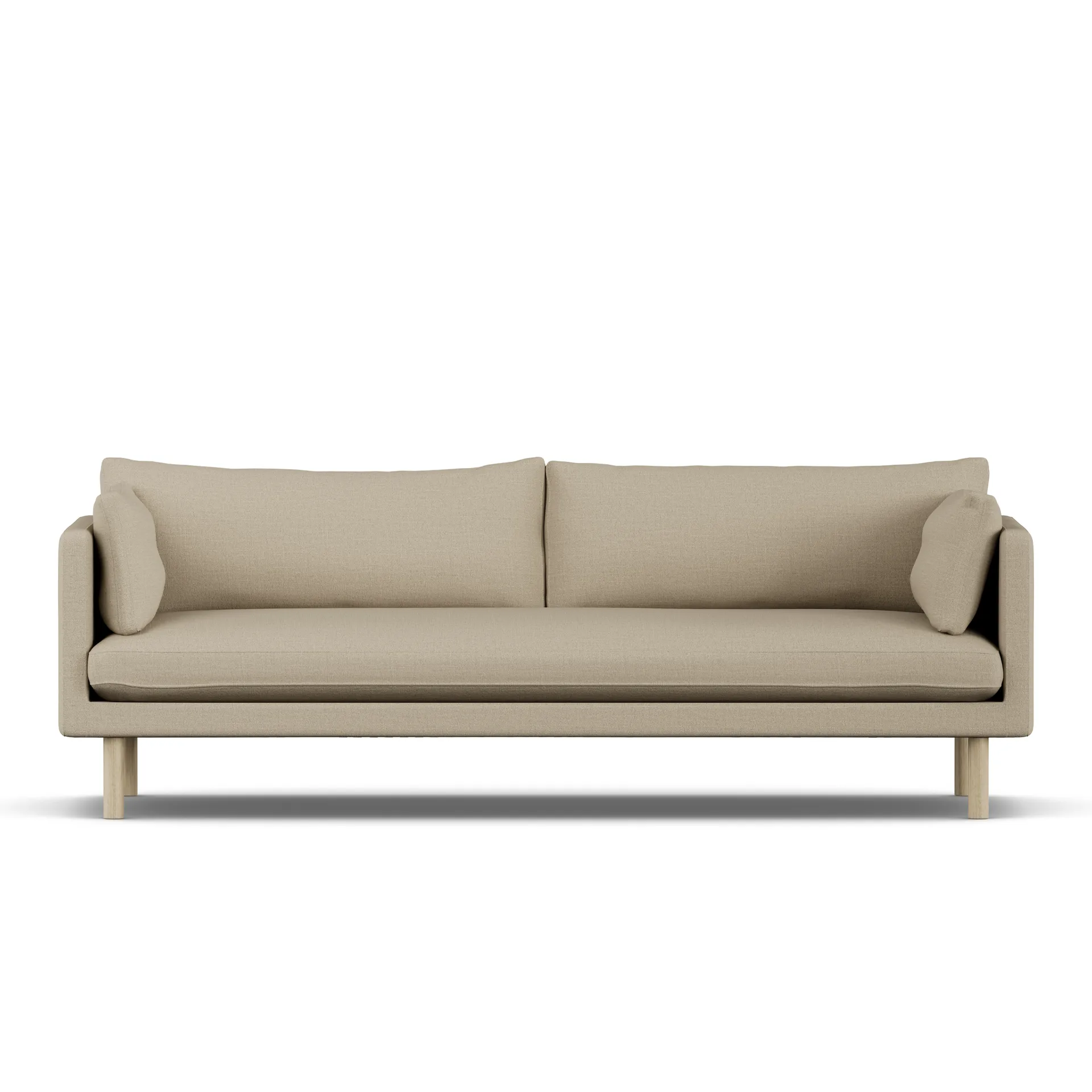 Linnevik soffa, Same Sand 6672-vitoljad ek, 4-sits 1898