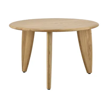 Lyckeby soffbord Ø60x37,5 cm - Naturlackad ek - 1898