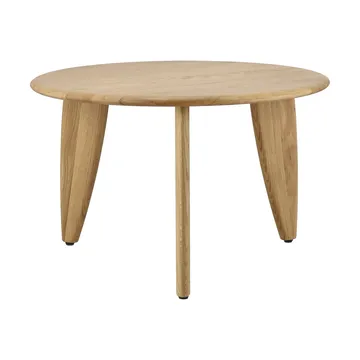 Lyckeby soffbord Ø60x37,5 cm - Naturlackad ek - 1898