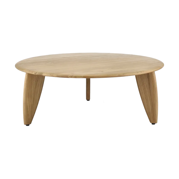 Lyckeby soffbord Ø80x29 cm - Naturlackad ek - 1898