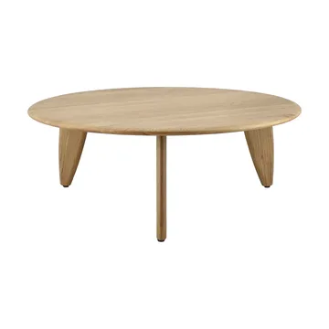 Lyckeby soffbord Ø80x29 cm - Naturlackad ek - 1898