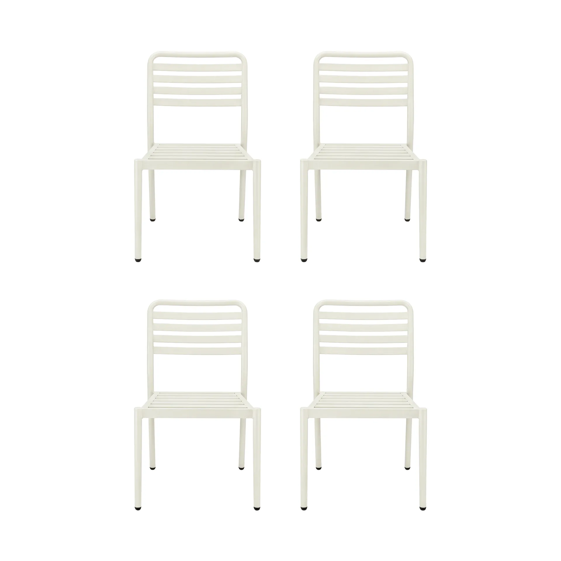 Messina stol, Off white, 4-pack 1898