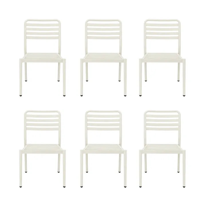 Messina stol, Off white, 6-pack - 1898