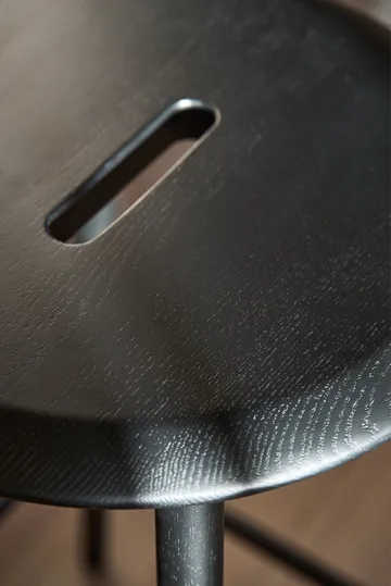 Norrabo barpall 65 cm - Svartlackad ek - 1898