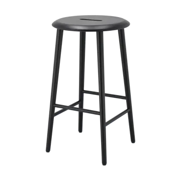 Norrabo rund barpall 65 cm - Svartlackad ek - 1898