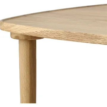 Nyhem soffbord 59x59x47 cm - Naturlackad ek - 1898
