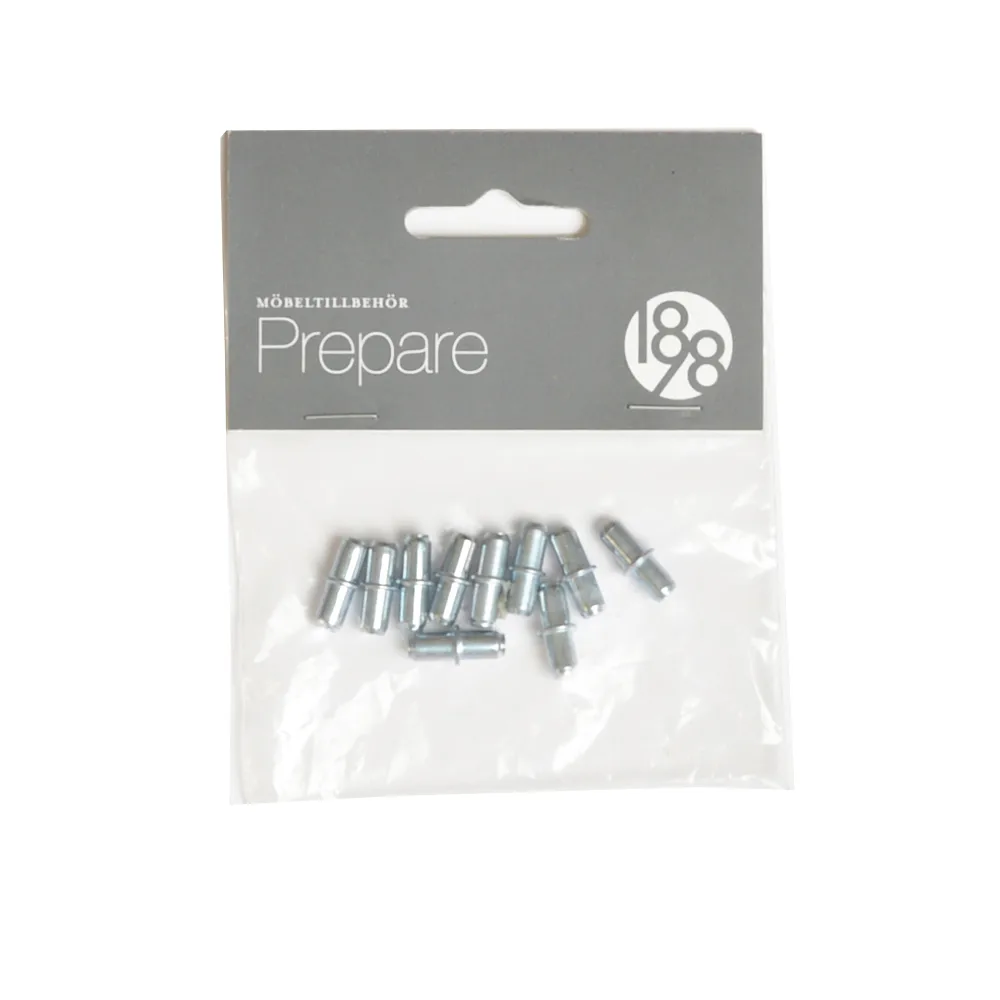 Prepare hyllbärare, krom, 5x16mm, 10 st 1898