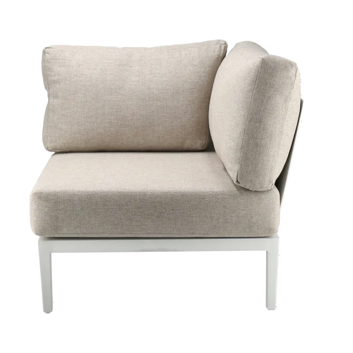 Santander modulsoffa hörnmodul - Vit-beige - 1898